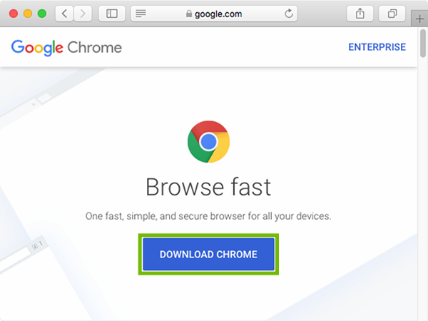 how do i download chrome on my macbook
